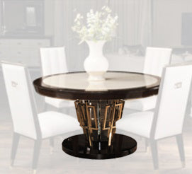 AICO Furniture Belmont Place 60" Round Dining Table in Espresso image