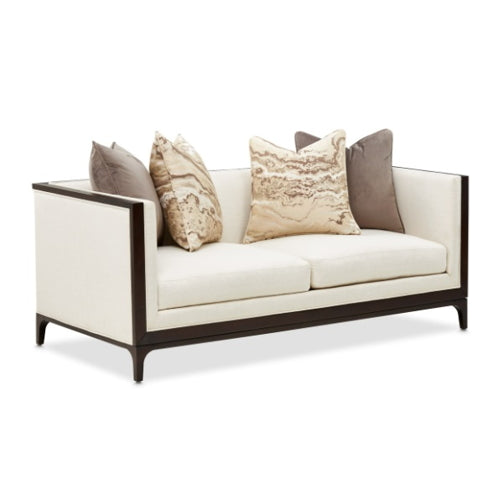 AICO Furniture Belmont Place Loveseat in Espresso