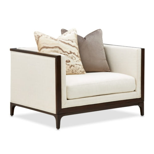 AICO Furniture Belmont Place Matching Chair in Espresso