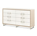 AICO Furniture Palm Gate Dresser in Clay image