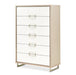 AICO Furniture Palm Gate 6 Drawer Chest in Clay image