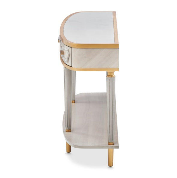 AICO Furniture St.Charles Console Table in Dove Gray