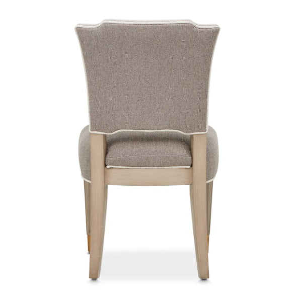 AICO Furniture St.Charles Vanity Chair in Dove Gray