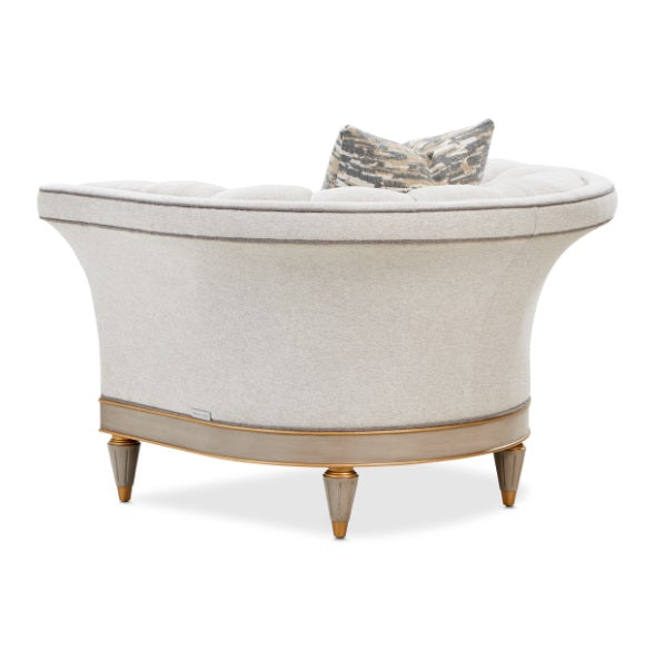 AICO Furniture St.Charles Matching Chair in Dove Gray