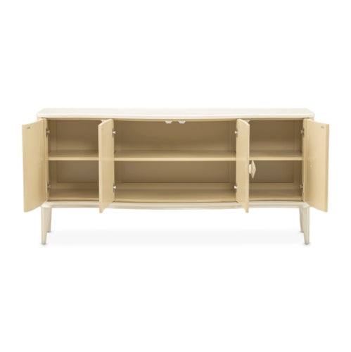 AICO Furniture Camellia Field Sideboard in Caramel