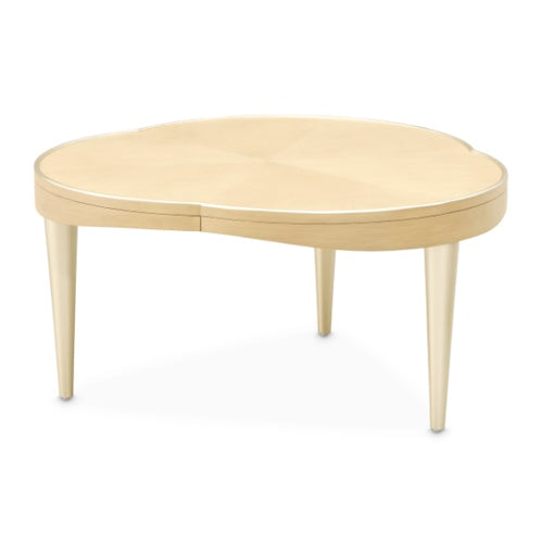 AICO Furniture Camellia Field Cocktail Table in Caramel