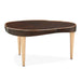 AICO Furniture Camellia Field Cocktail Table in Warm Pecan image