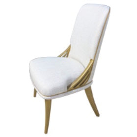 AICO Furniture La Terrazza Side Chair (Set of 2) in Creamy Pearl image
