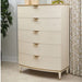 AICO Furniture La Terrazza 5 Drawer Chest in Creamy Pearl image