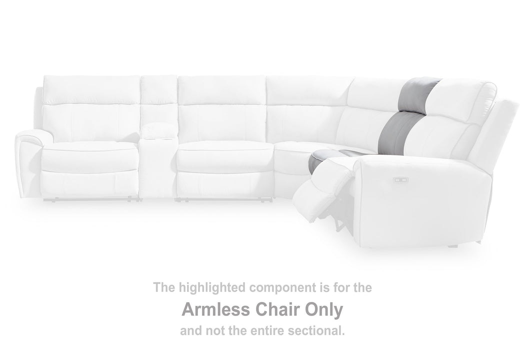 Social Pointe Reclining Sectional with Storage Consoles