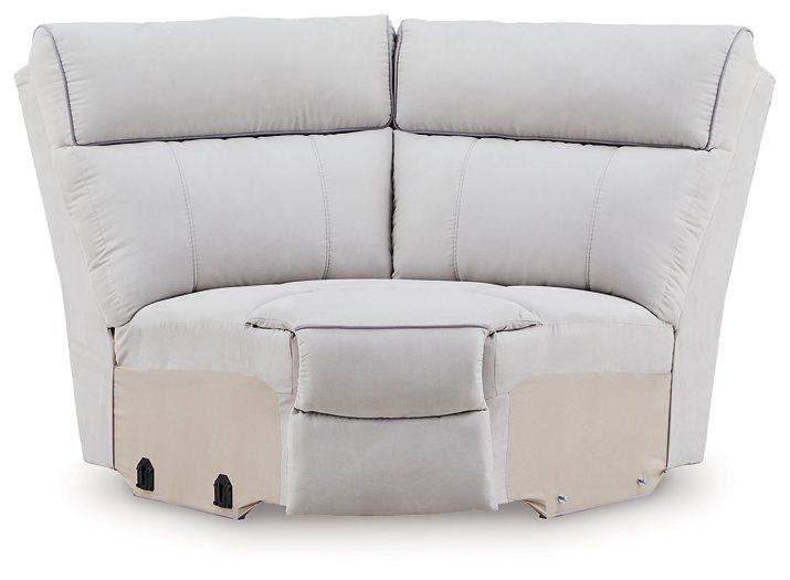 Social Pointe Reclining Sectional with Storage Consoles
