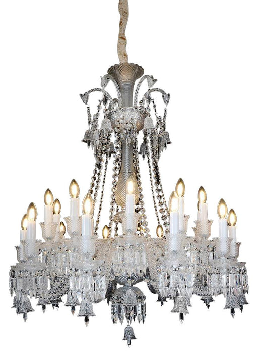 Lighting Treviso 24 Light Chandelier in Clear and Chrome image