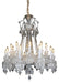 Lighting Treviso 24 Light Chandelier in Clear and Chrome image