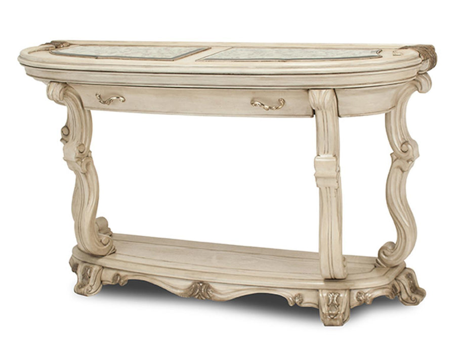 Platine de Royale Console Table in Champagne