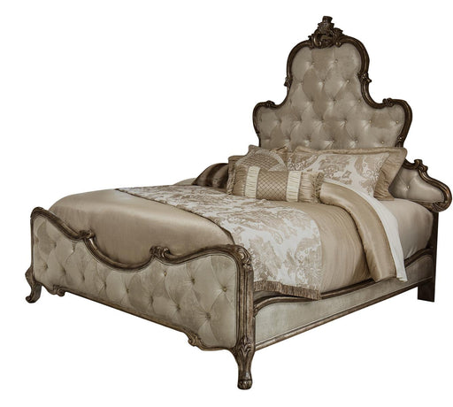Platine de Royale King Panel Bed in Antique Platinum 09000EKPL3-101 image