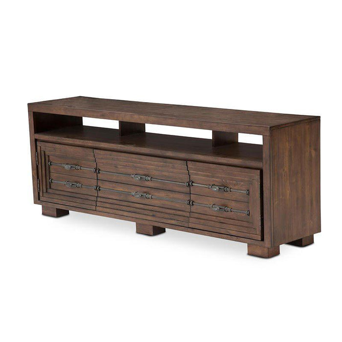 Carrollton TV Console in Rustic Ranch