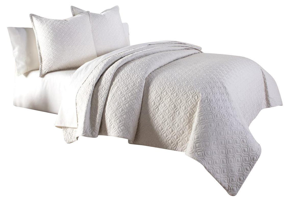 Taylor 3-pc King Coverlet/Duvet Set in Linen image