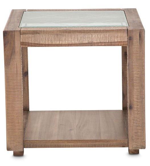 Hudson Ferry End Table in Driftwood