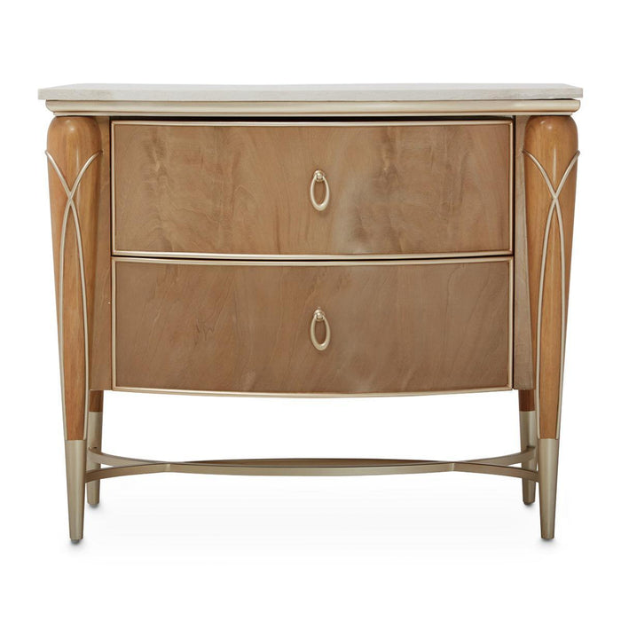 Villa Cherie Nightstand in Caramel