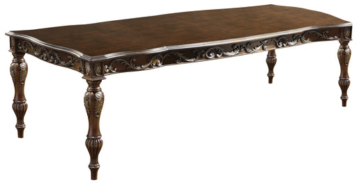 Rosanna Traditional Style Dining Table in Cherry finish Wood image