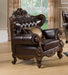 Vanessa Traditional Style Chair in Walnut finish Wood image