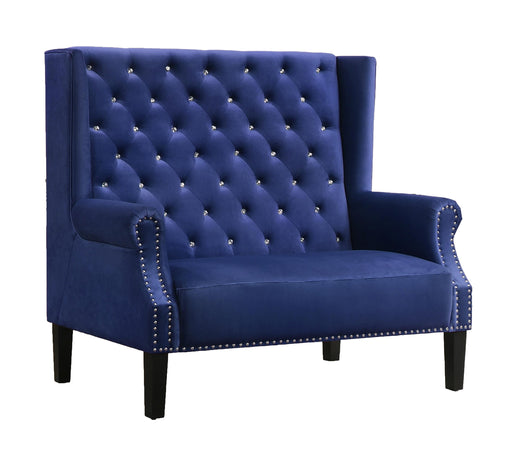 Lexi Transitional Style Blue Accent Chair image