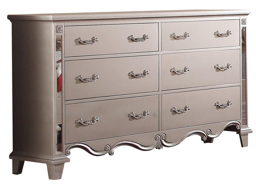 Sonia Contemporary Style Dresser in Beige finish Wood image