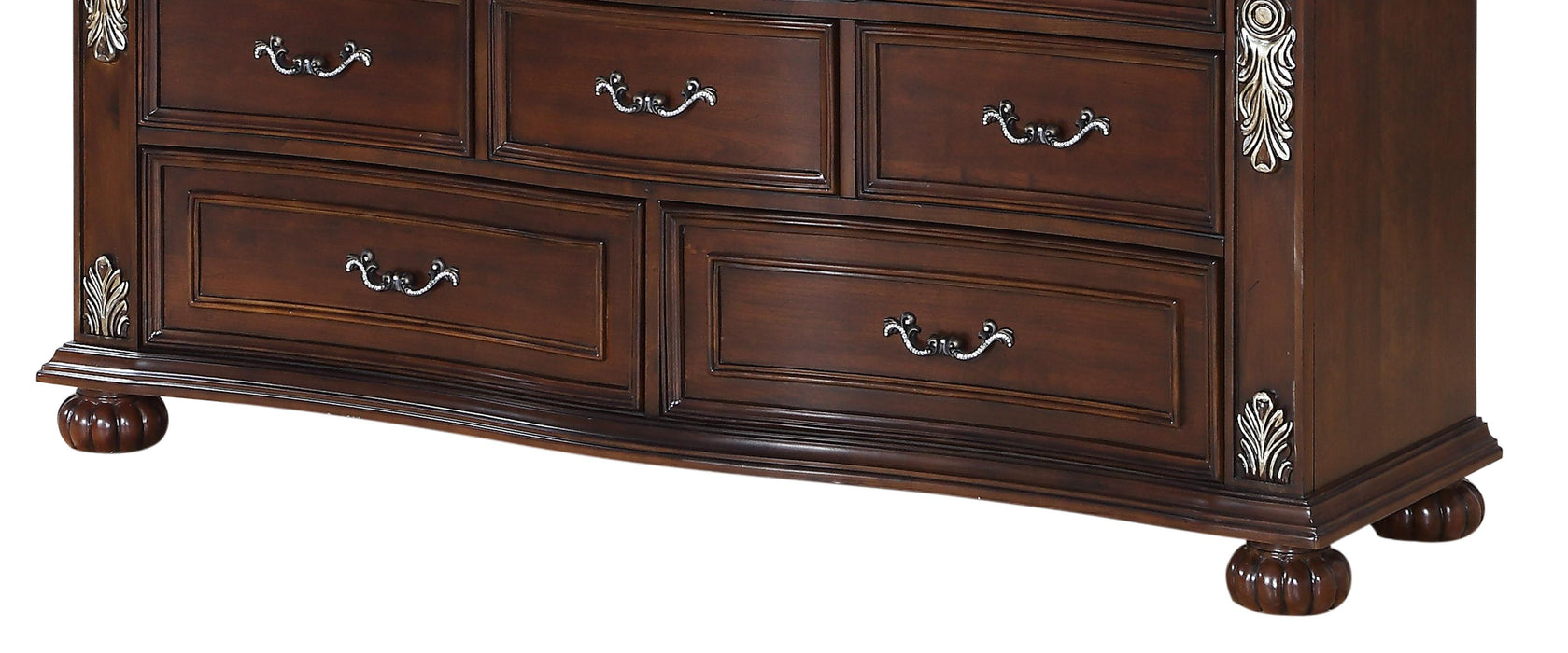 Rosanna Traditional Style Dresser in Cherry finish Wood