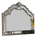 Pamela Transitional Style Mirror in Silver finish Wood image