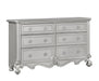 Adriana Transitional Style Dresser in Silver finish Wood image