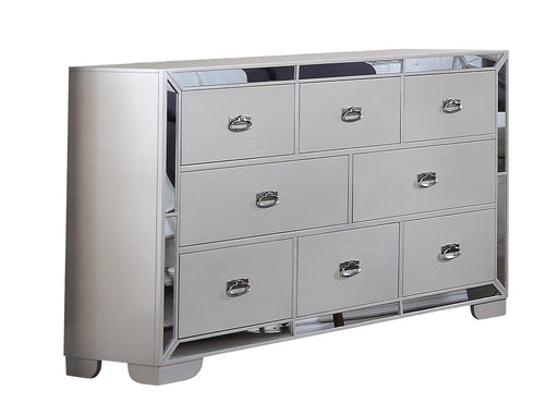 Gloria Contemporary Style Dresser in White finish Wood image