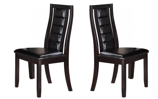 Era Transitional Style Dining Chair in Espresso finish Wood image