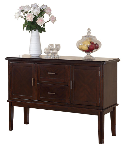 Pam Transitional Style Dining Server in Espresso finish Wood image