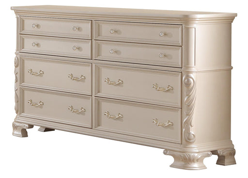 Victoria Traditional Style Dresser in Off-White finish Wood image