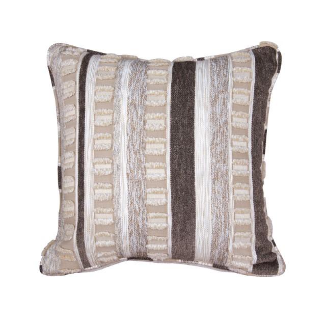 ARDENFOLD Ottoman, Beige & Gray