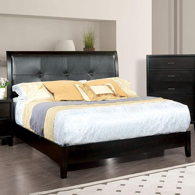 Enrico Bed Brown, Grey, & Black