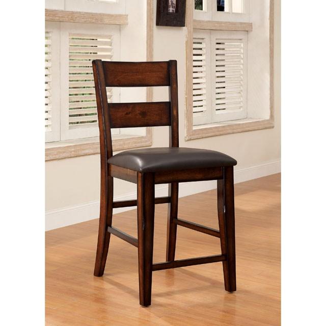 DICKINSON II Dark Cherry Counter Ht. Chair (2/CTN)