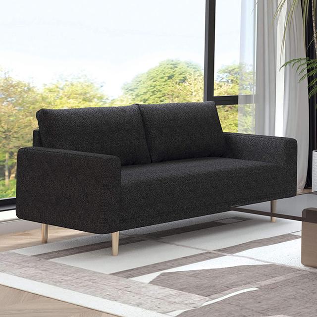 ELVERUM Loveseat, Black image