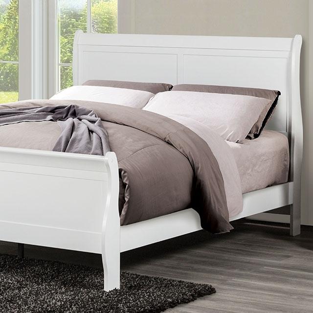 Louis Philippe Full Bed Expresso & White