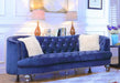 Galaxy Home Afreen Upholstered Sofa in Navy GHF-808857892751 image