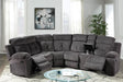 Galaxy Home Arizona Reclining Sectional in Gray GHF-808857682642 image
