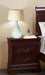 Galaxy Home Louis Phillipe 2 Drawer Nightstand in Cherry GHF-808857644695 image