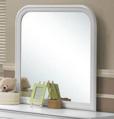 Galaxy Home Louis Phillipe Mirror in White GHF-808857924445 image