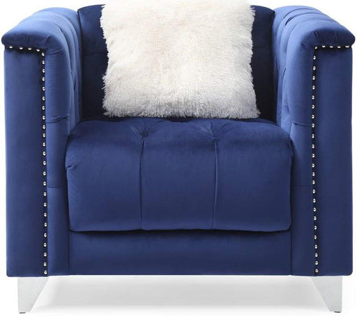 Galaxy Home Russell Arm Chair in Navy GHF-733569300891 image