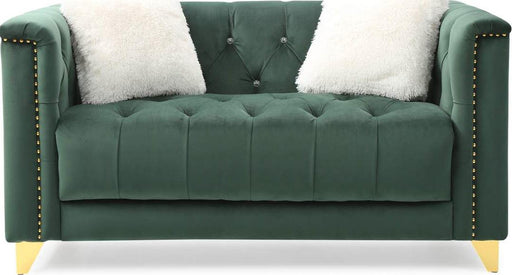Galaxy Home Russell Loveseat in Green GHF-733569217731 image
