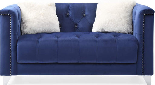 Galaxy Home Russell Loveseat in Navy GHF-733569301959 image