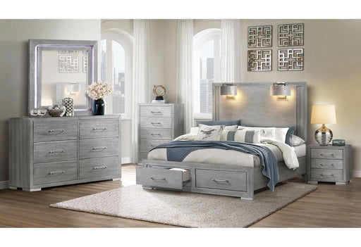 TIFFANY SILVER FULL BED GROUP image