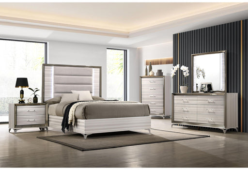 ZAMBRANO WHITE QUEEN BED GROUP image