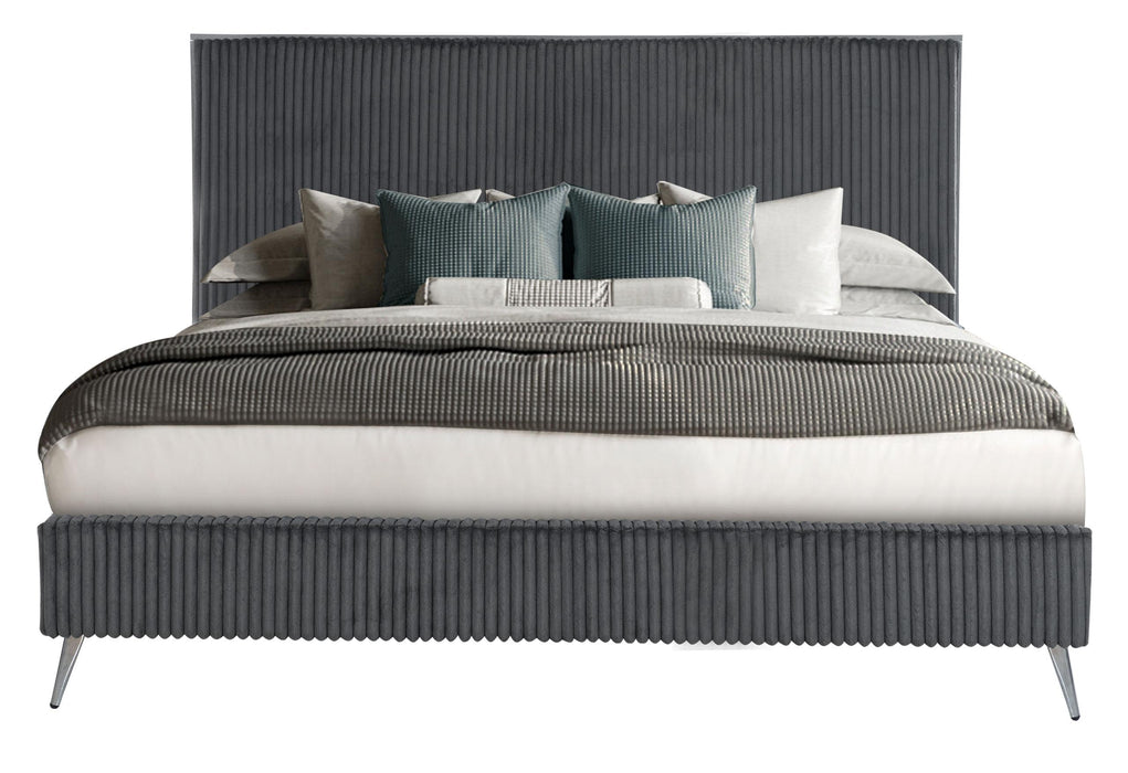 ENZO DARK GREY KING BED image