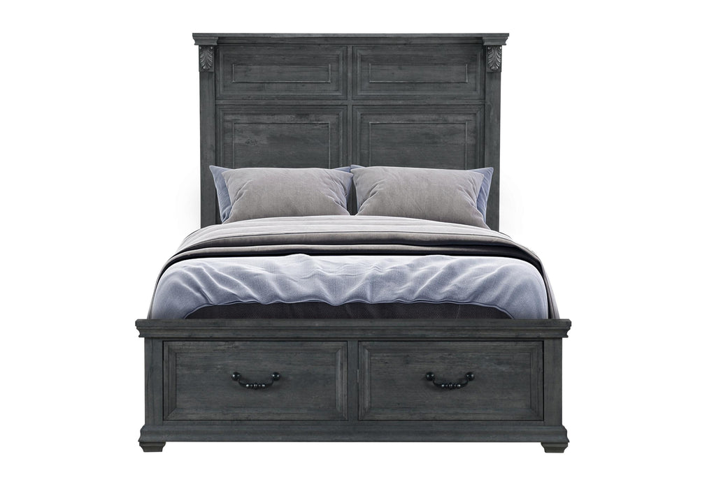 TATUM GREY QUEEN BED WITH STORAGE image